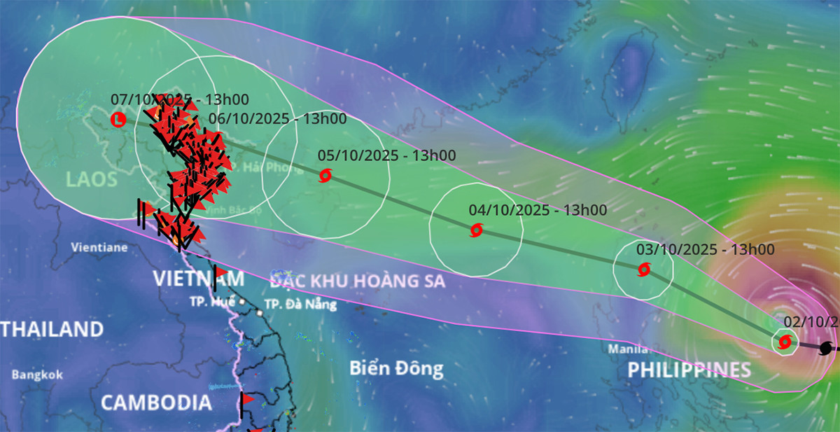 Bão Matmo cách Biển Đông 650km, đầu tuần tới ảnh hưởng trực tiếp miền Bắc
