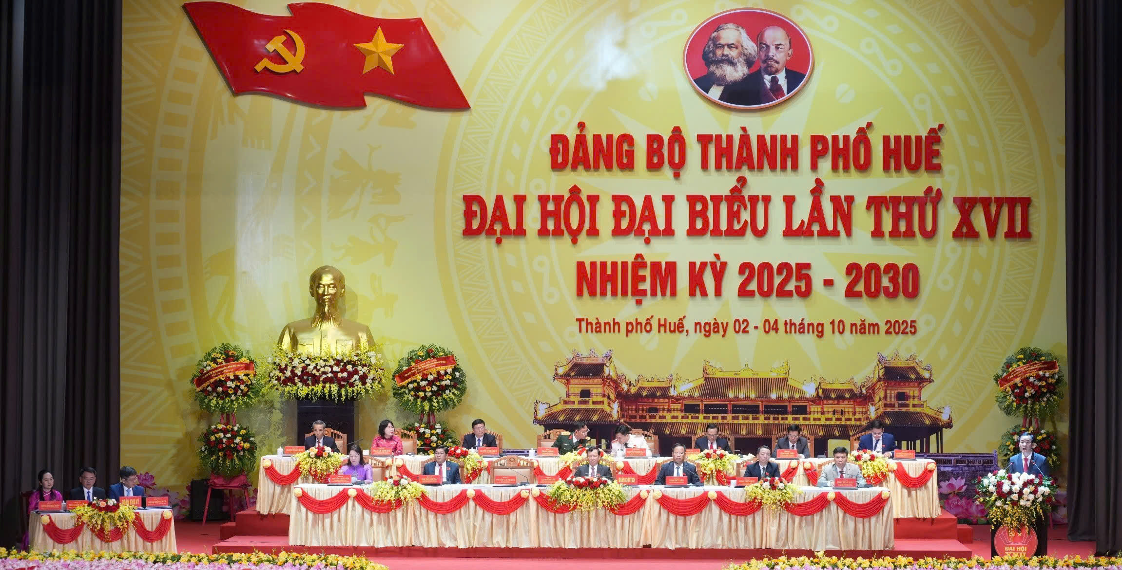 Khai mạc Đại hội đại biểu Đảng bộ TP Huế lần thứ XVII