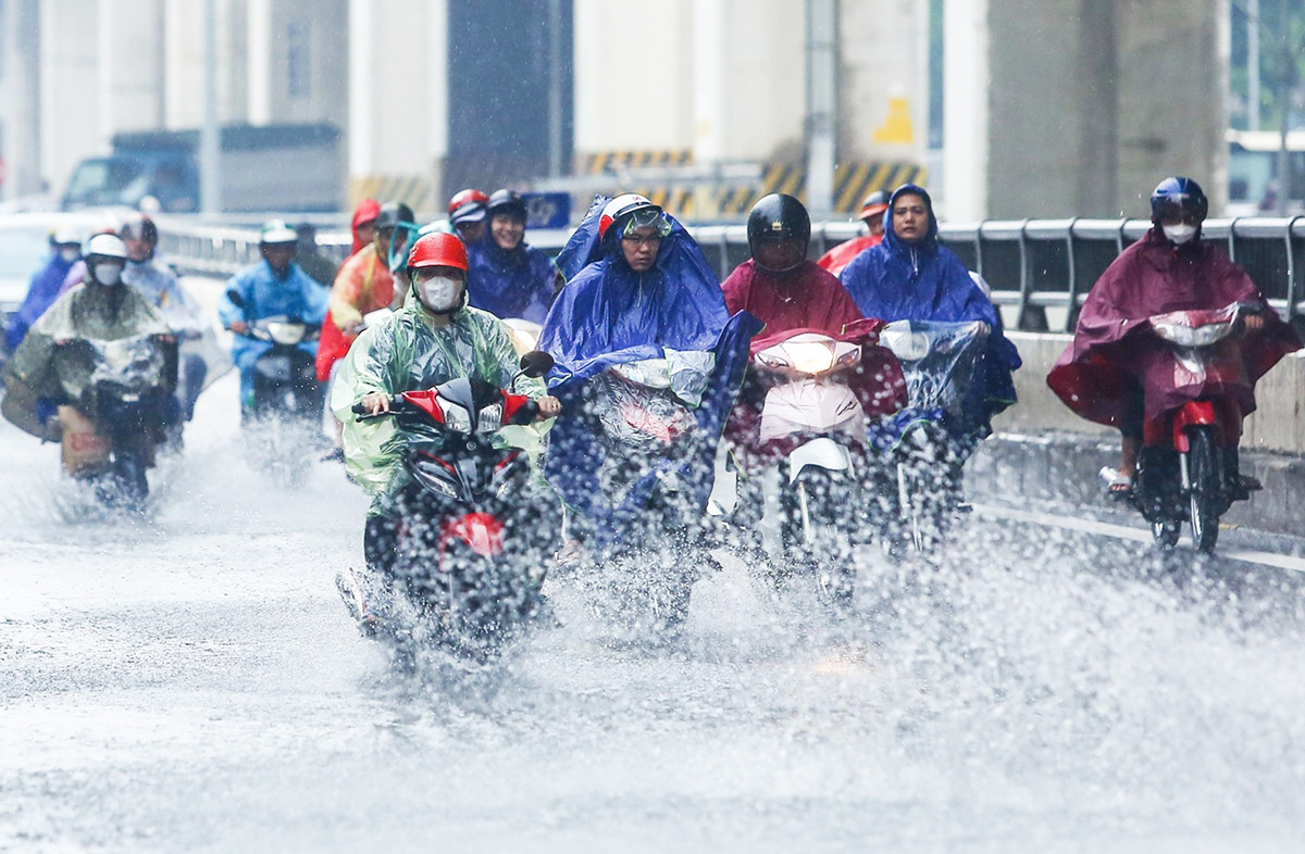 Dự báo thời tiết 8/11: Hà Nội mưa lớn, TP.HCM nguy cơ triều cường gây ngập lụt