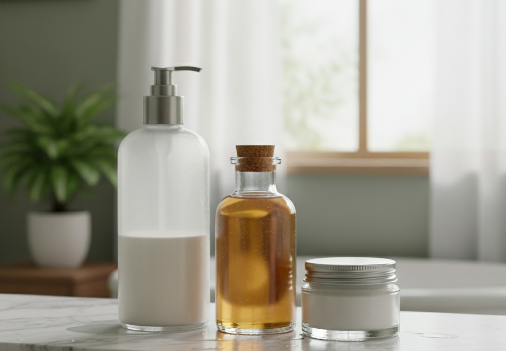 Ba sản phẩm gội đầu, dung dịch vệ sinh là hàng giả