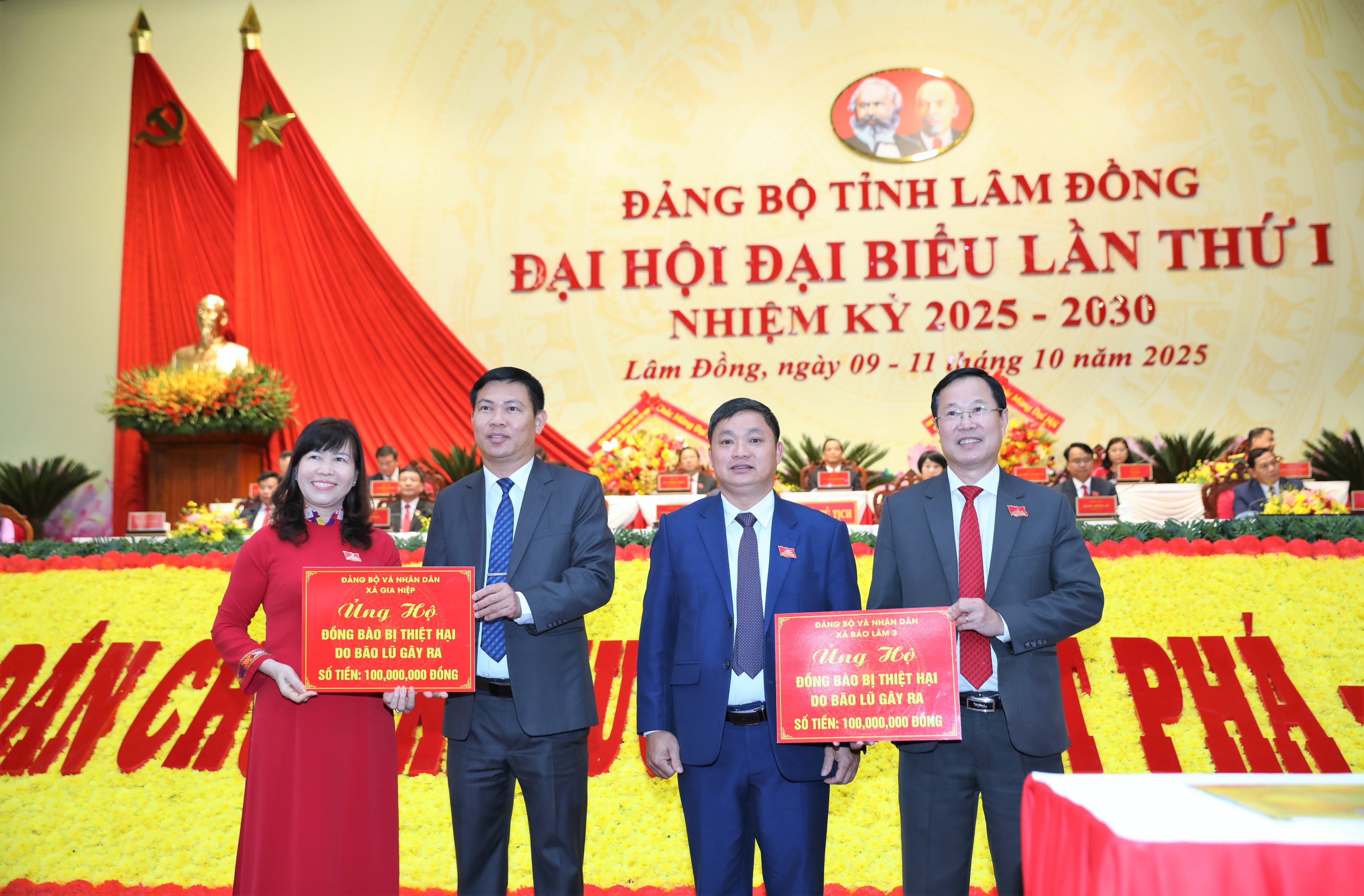 Lâm Đồng quyên góp gần 28 tỷ đồng ủng hộ đồng bào bị thiệt hại bởi bão lũ