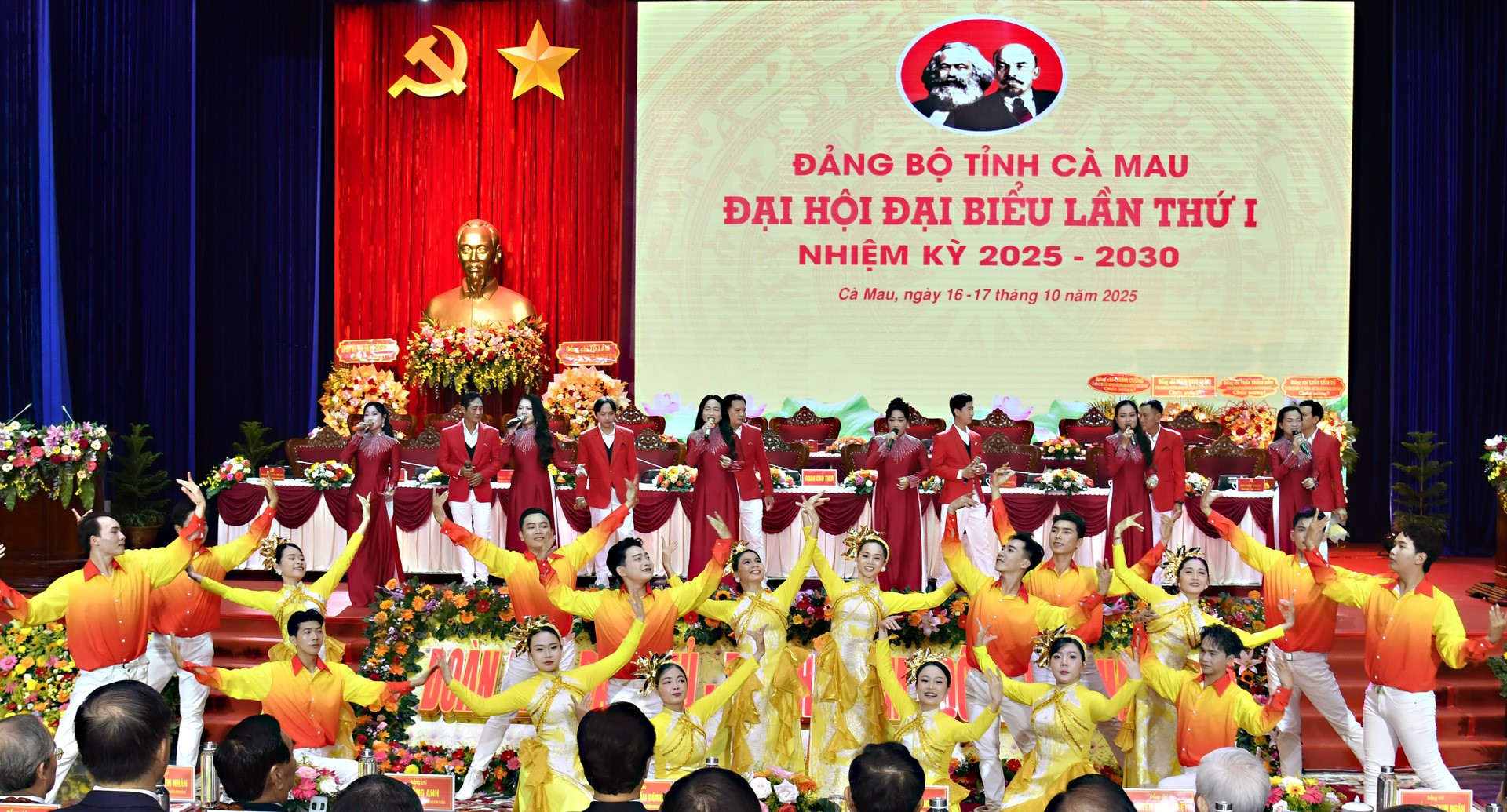 Khai mạc Đại hội đại biểu Đảng bộ tỉnh Cà Mau lần thứ I, nhiệm kỳ 2025 - 2030