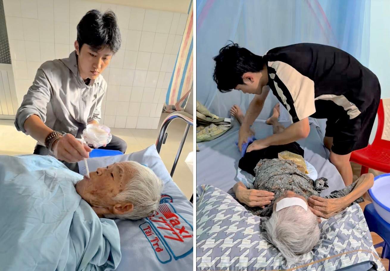 Cháu trai gen Z bỏ việc về quê chăm bà bệnh nặng khiến người dùng TikTok rơi lệ