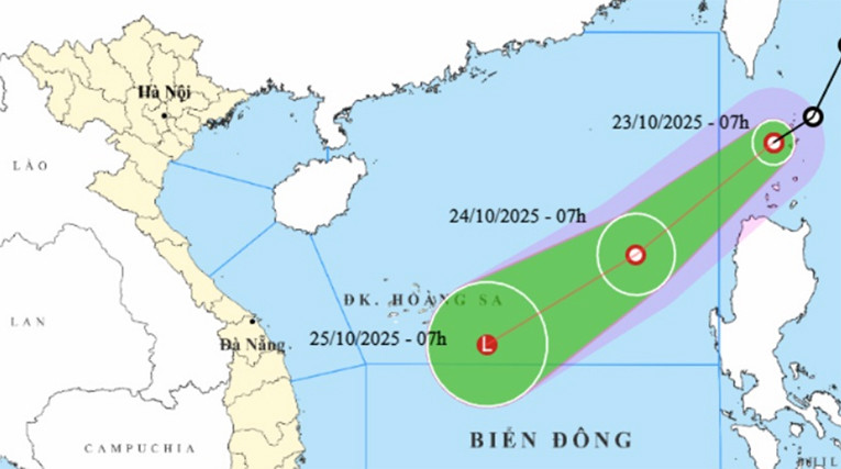 Không khí lạnh khiến bão số 12 tan, áp thấp nhiệt đới suy yếu nhanh