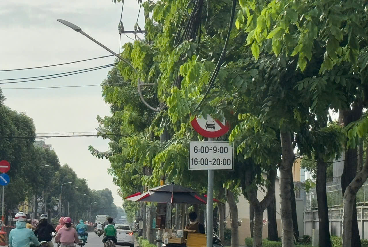 Biển báo giao thông 'núp lùm' ở TP.HCM: Sở Xây dựng lên tiếng 