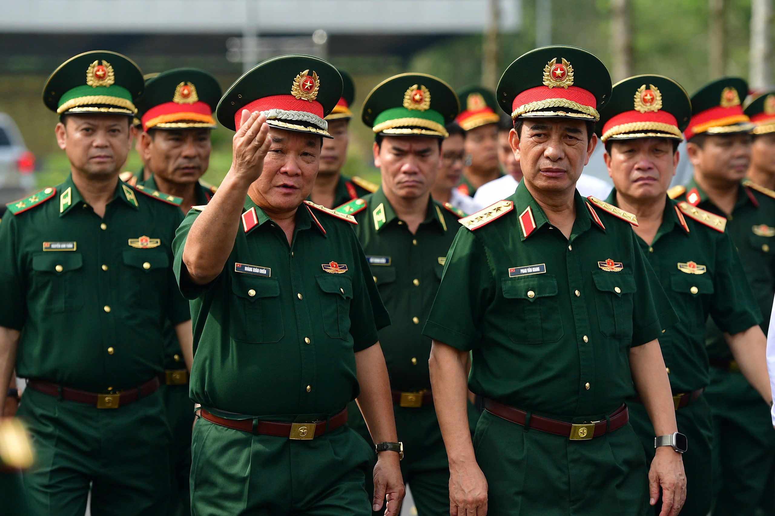 Đại tướng Phan Văn Giang làm việc với Sư đoàn 5, Quân khu 7 tại Tây Ninh