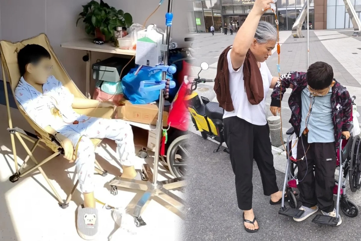 Sai sót của bác sỹ khiến cậu bé bị cắt gần hết hệ tiêu hóa, sống nhờ truyền dịch