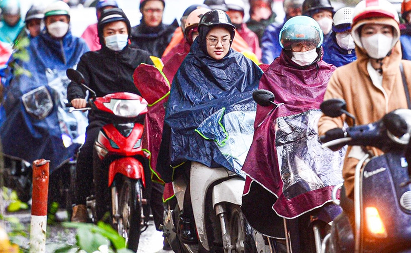 Tin không khí lạnh mạnh mới nhất: Miền Bắc mưa rét, nơi rét hại dưới 8°C