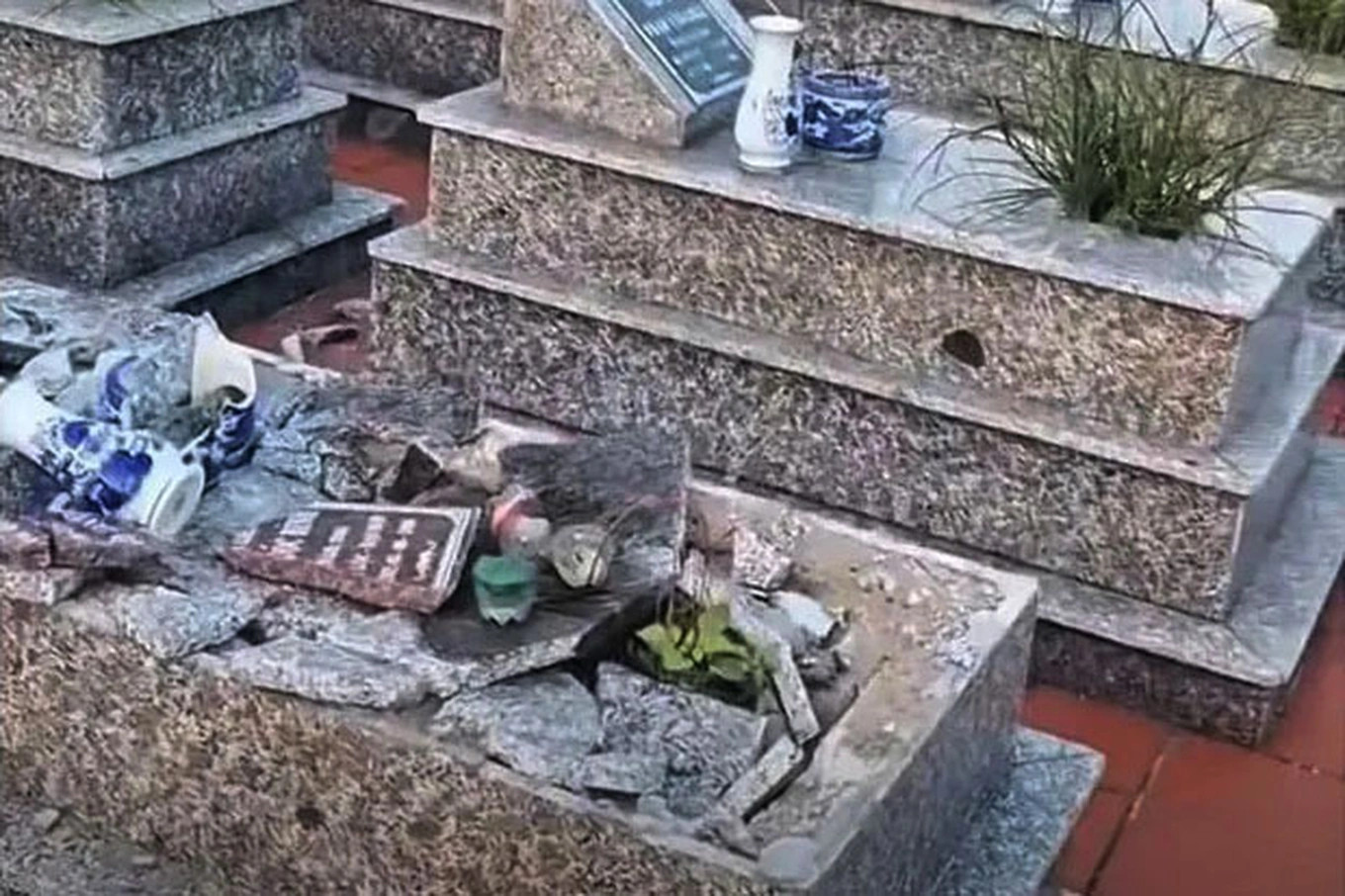 Xác định kẻ đập phá mộ liệt sỹ ở Hải Phòng