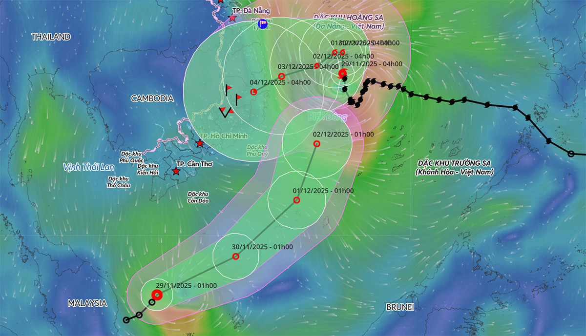 Bão số 15 Koto liên tục đổi hướng, áp thấp nhiệt đới sắp vào Biển Đông