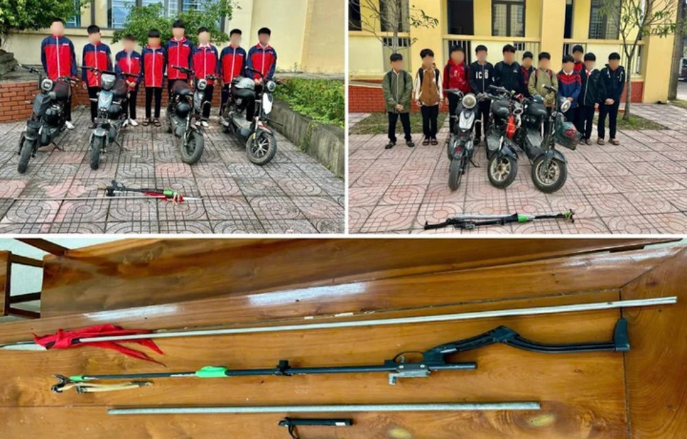 Mâu thuẫn trên mạng xã hội, 20 học sinh rủ nhau hỗn chiến 