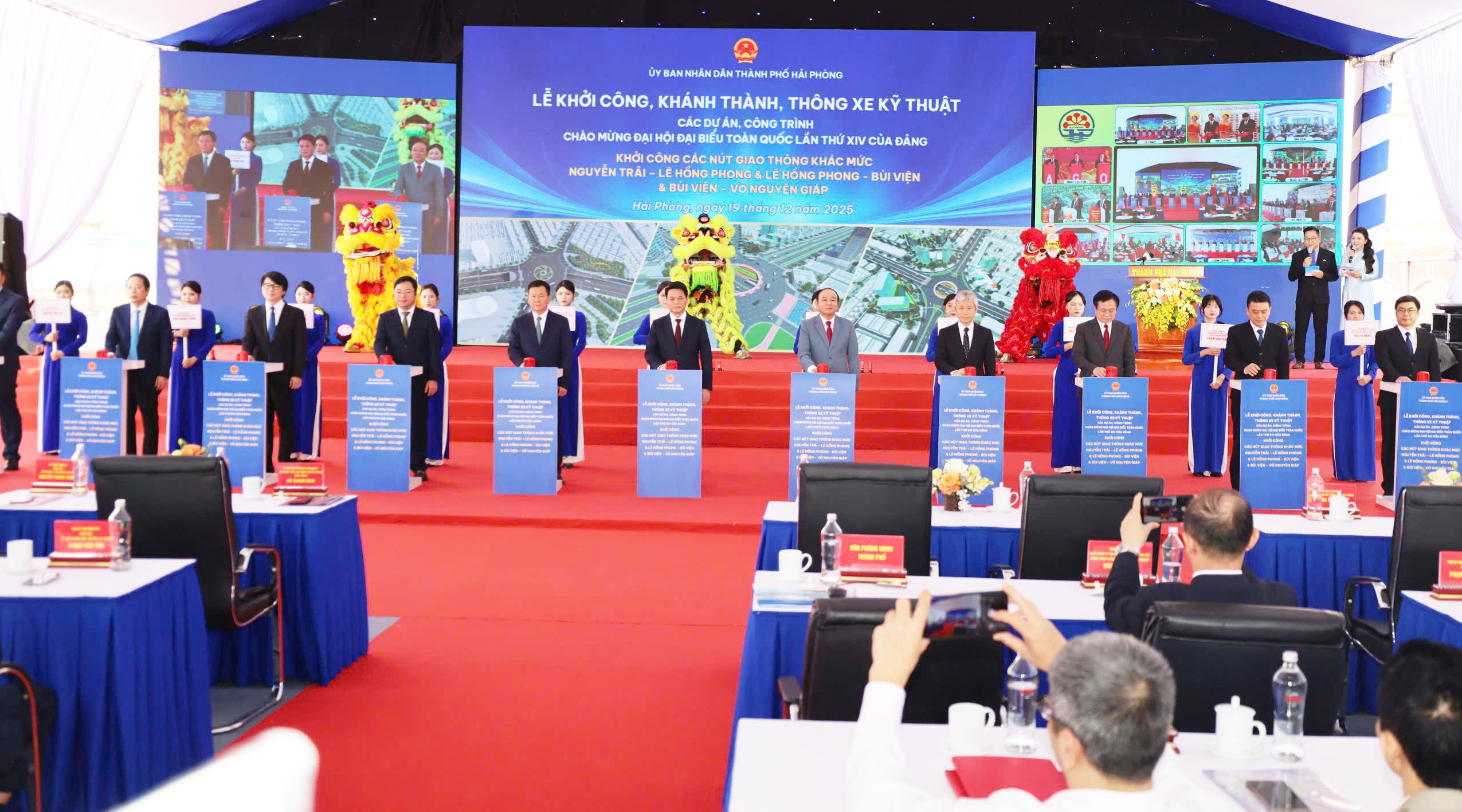 Hải Phòng khởi công 3 nút giao hơn 2.300 tỷ đồng