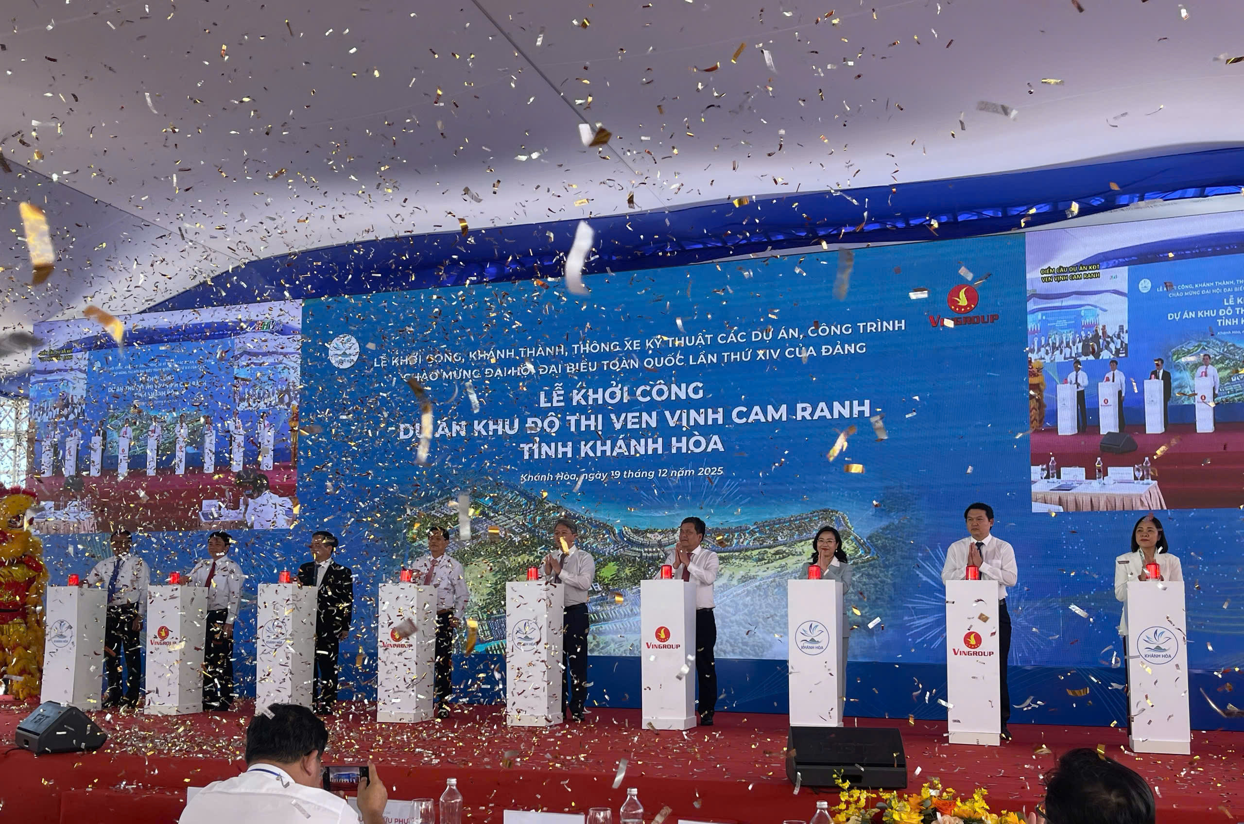 Khánh Hòa khởi công, khánh thành 5 dự án lớn