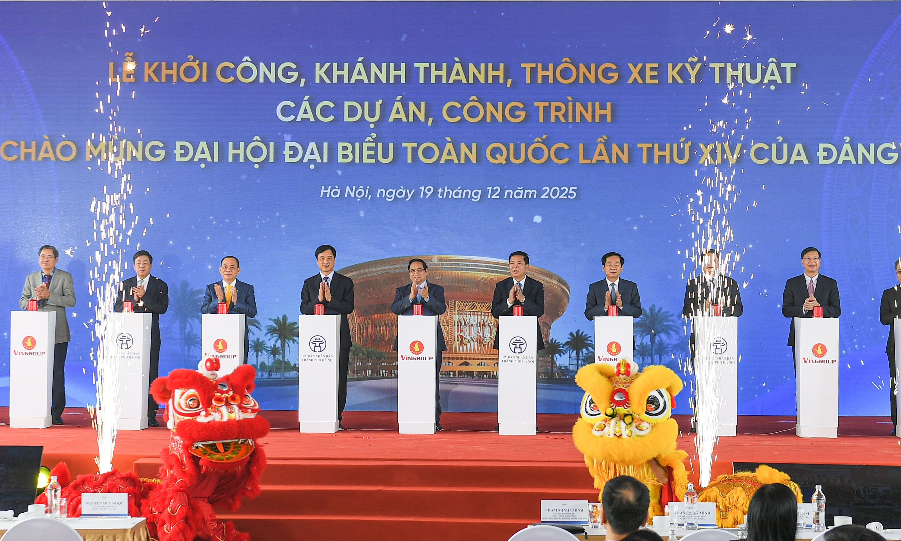 Toàn cảnh lễ khởi công Khu đô thị thể thao Olympic gần 1 triệu tỷ đồng