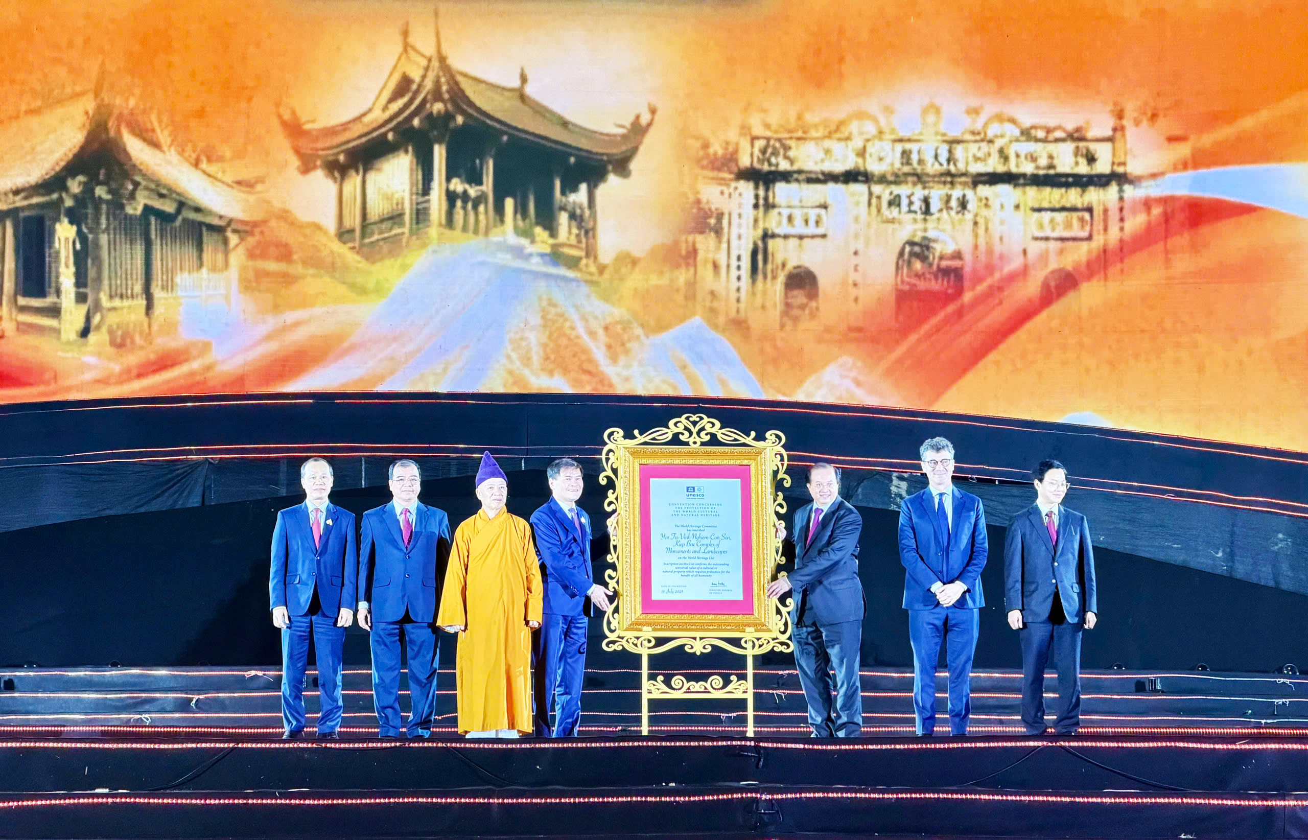 Quần thể Yên Tử - Vĩnh Nghiêm - Côn Sơn, Kiếp Bạc đón bằng Di sản văn hóa thế giới