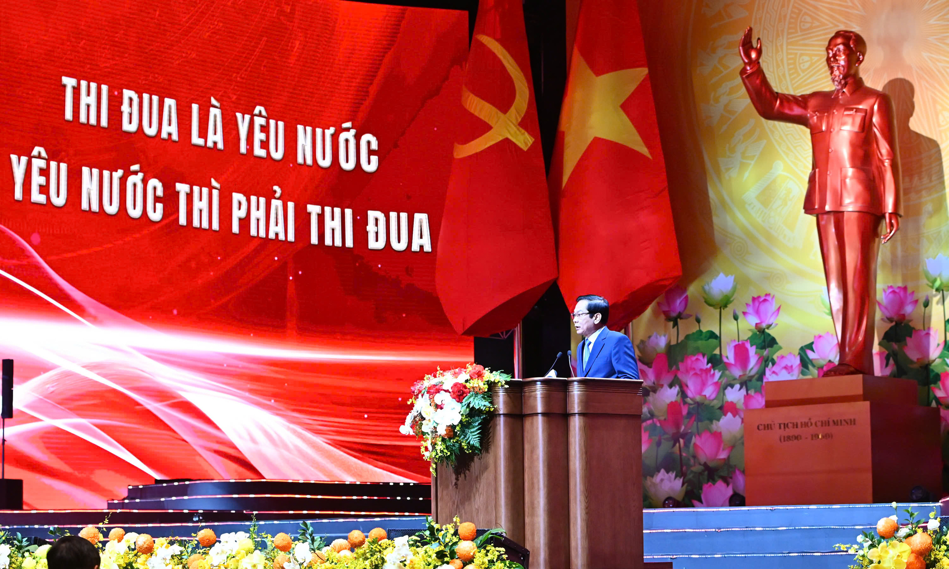 Toàn cảnh phiên trù bị Đại hội Thi đua yêu nước toàn quốc lần thứ XI