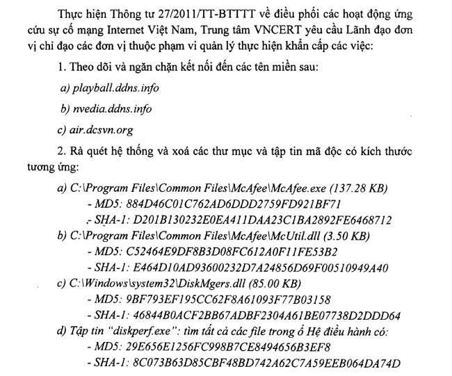 VNCERT công bố 4 mã độc đặc biệt nguy hiểm cần ngăn chặn khẩn cấp - ảnh 1