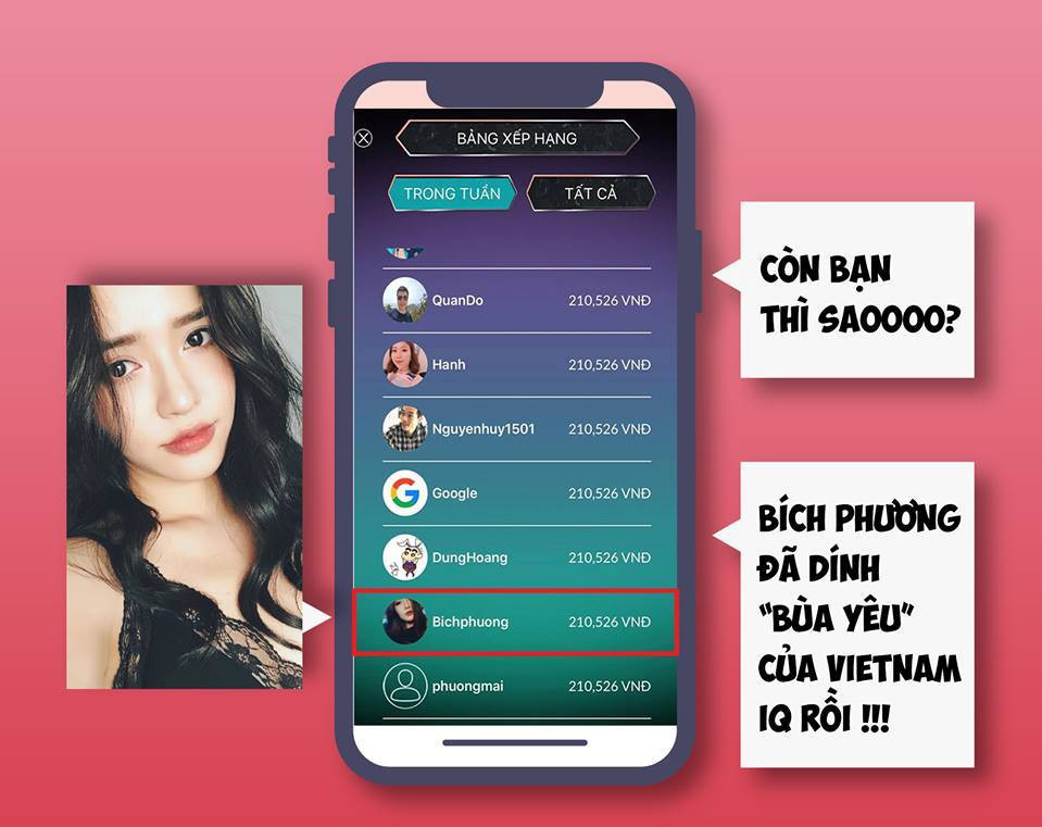 Ca Si Bich Phuong chien thang mot trong nhung luot choi voi MC Long Vu 