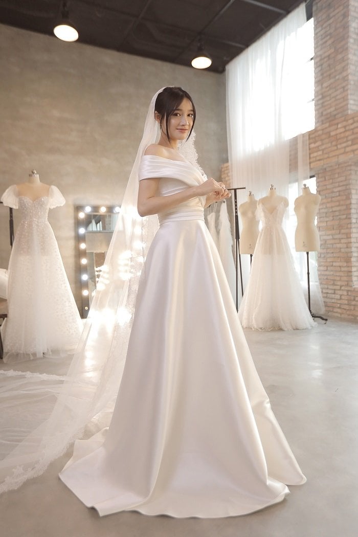 7 sao Hàn mặc váy cưới đẹp nhất - Thời trang sao
