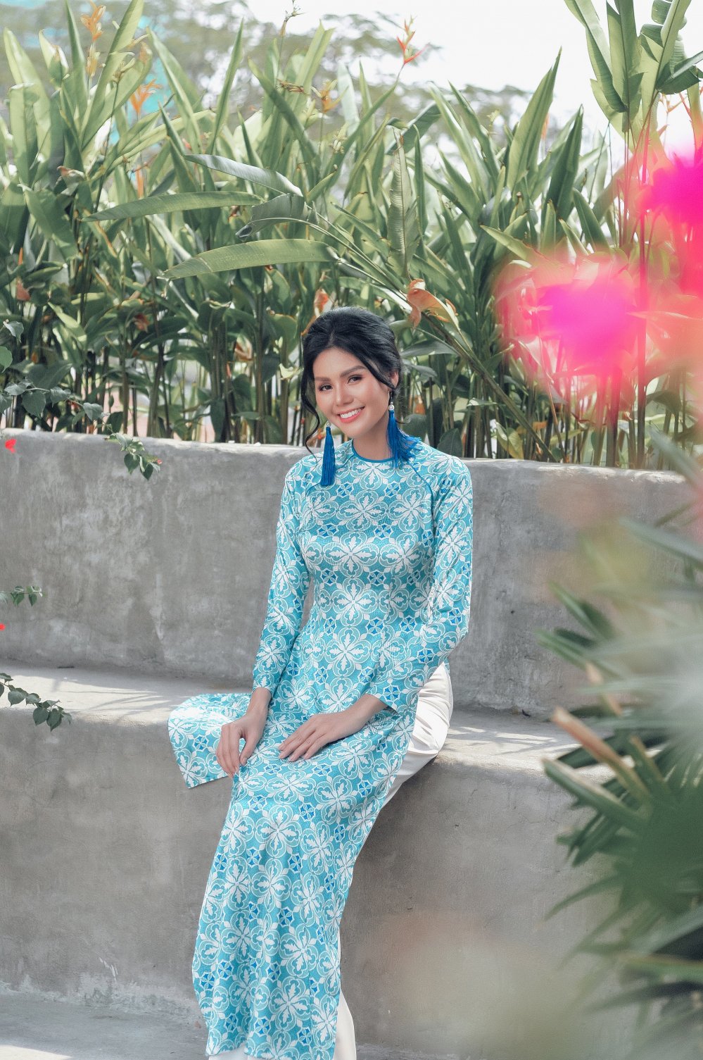 hoa hau kim nguyen ao dai tet (5) 5