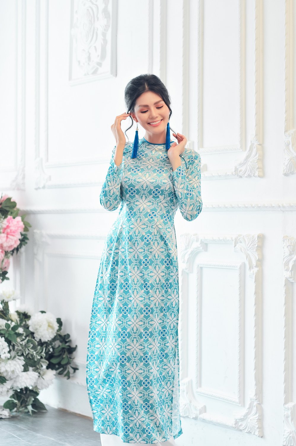 hoa hau kim nguyen ao dai tet (6) 5