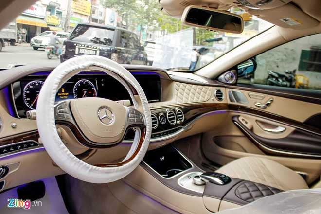 Xe sieu sang Maybach S600 trang mo do mam o Sai Gon hinh anh 10