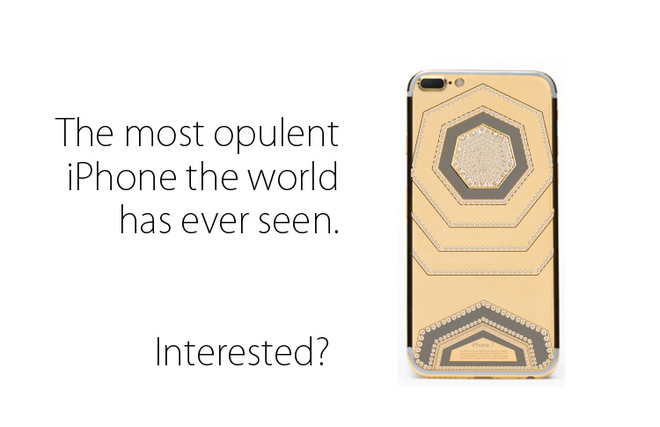 Ốp lưng 1,3 triệu USD cho iPhone 7