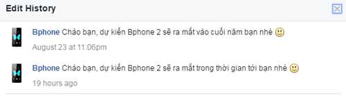 Đại diện trang Bphone khẳng định sẽ có Bphone 2.