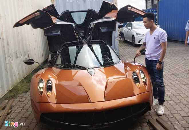 Sieu xe Pagani Huayra hon 80 ty cua Minh Nhua ve Viet Nam hinh anh 1