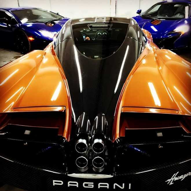 Pagani Huayra khoe dang trong ham de xe cua Minh Nhua hinh anh 2