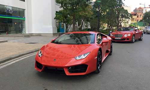 Chiếc Huracan chính hãng của đại gia Hà Nội, giá 16,5 tỷ đồng. Ảnh: Lê Sỹ Vĩnh >> Ảnh chi tiết