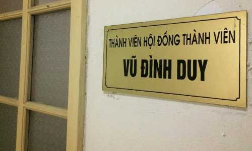 Phòng làm việc của ông Duy tại Vinachem vẫn đóng kín từ nhiều ngày nay. Ảnh: H.T