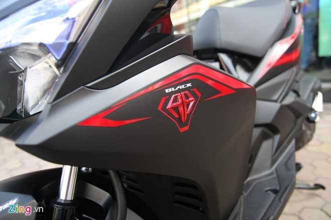 Anh Honda Air Blade 125 mau den mo gia 40 trieu vua len ke hinh anh 6