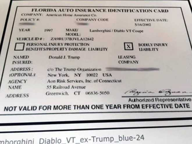 Lamborghini cu cua Donald Trump duoc rao ban tren eBay hinh anh 2