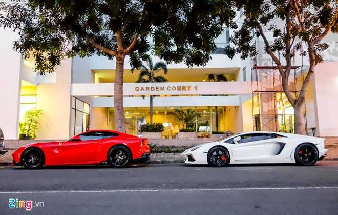 Cuong Do La gay chu y voi sieu xe Ferrari F12 do DMC hinh anh 5