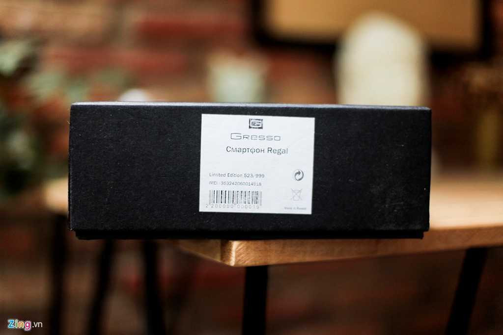 Gresso Regal - smartphone sieu sang cua Nga ve VN gia 68 trieu dong hinh anh 3