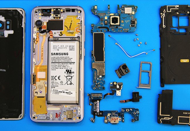 Chi tiết linh kiện của Galaxy S8