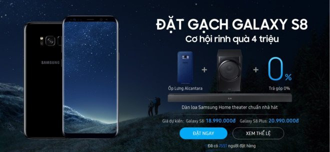 Galaxy S8, S8+ lap ky luc dat hang tai VN du chua co gia ban hinh anh 4