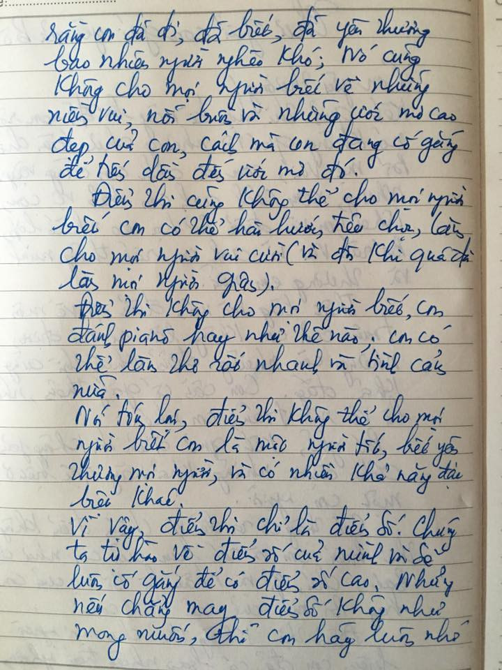 nong tren mang: tam thu bo gui con gai khi dat diem kem thi hoc ky hinh anh 2