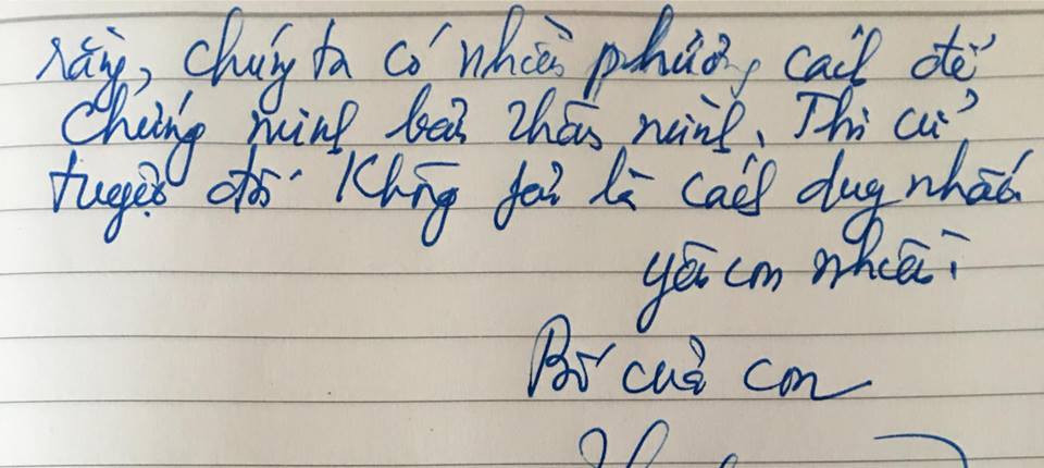 nong tren mang: tam thu bo gui con gai khi dat diem kem thi hoc ky hinh anh 3