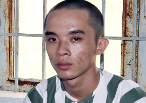 Kẻ cướp bị bắt. Ảnh: Hồng Tuyết