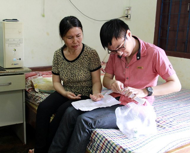 Ngọc rất thương và quan tâm đến sức khỏe của mẹ