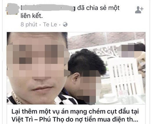Các đối tượng bịa đặt, phao tin thất thiệt “án mạng chém cụt đầu tại Việt Trì” sẽ bị công an xử lý.