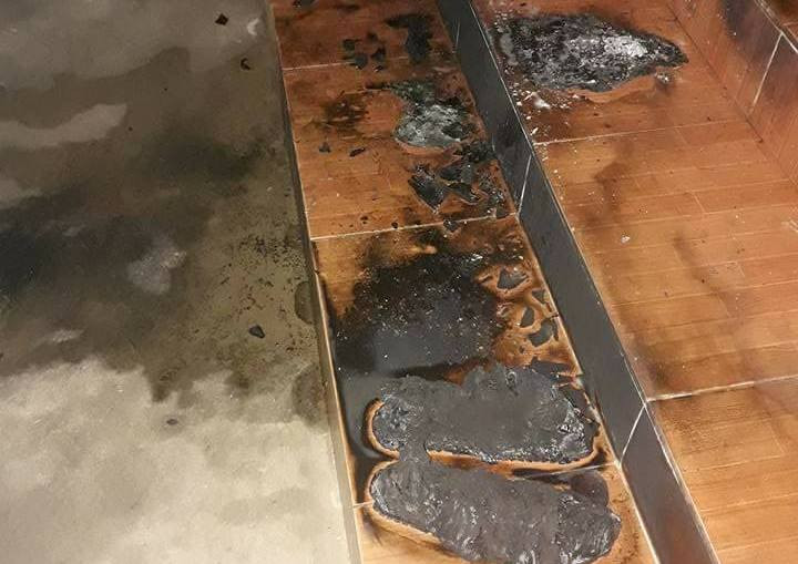 Rất may ngọn lửa được khống chế sớm nên không gây