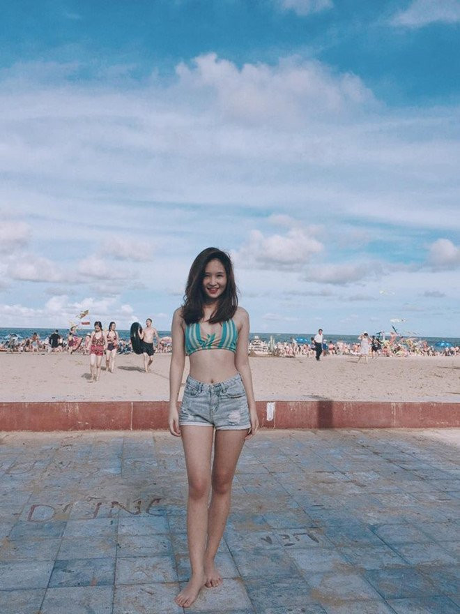 9X duoc goi la 'hot girl the duc' vi qua xinh dep trong gio hoc hinh anh 3