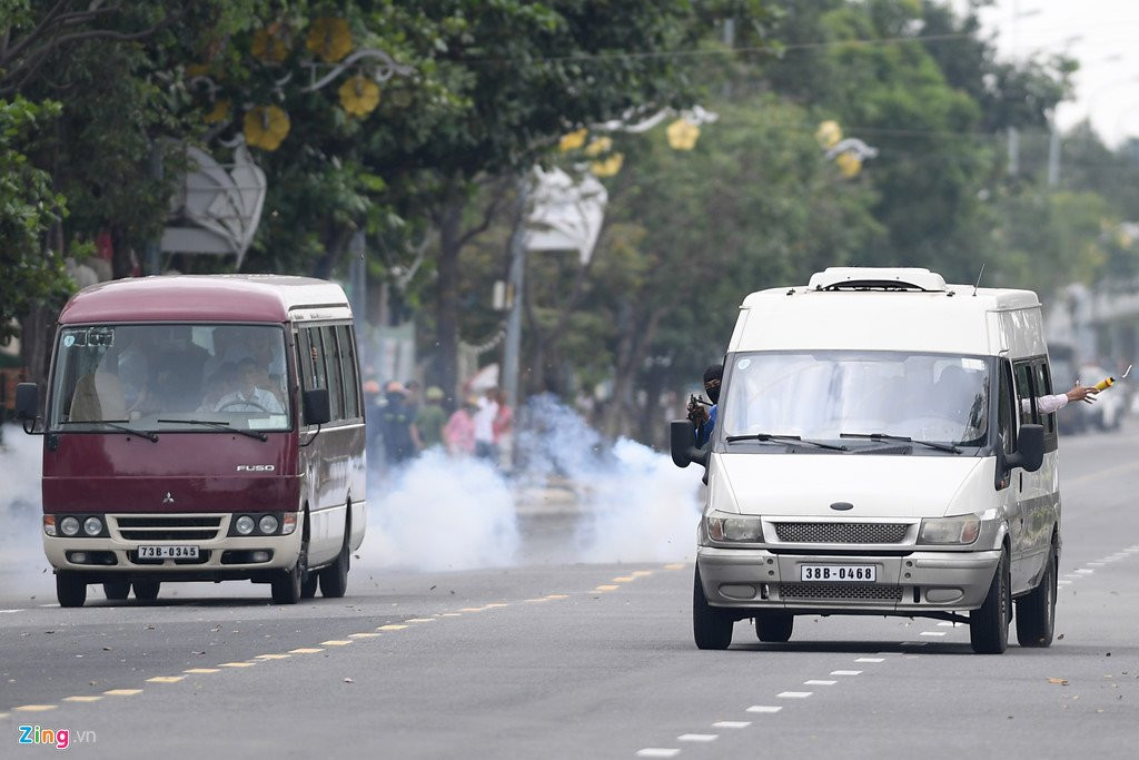 Dien tap chong khung bo tren song Han bao ve APEC 2017 hinh anh 1