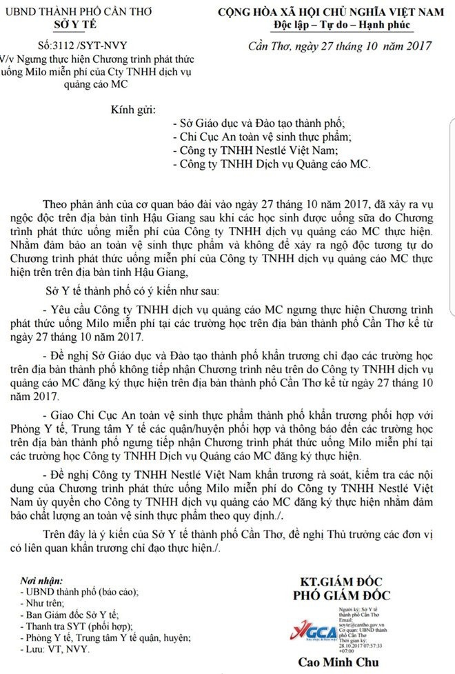 Sua Milo cho hoc sinh uong duoc pha che trong nha tro hinh anh 3