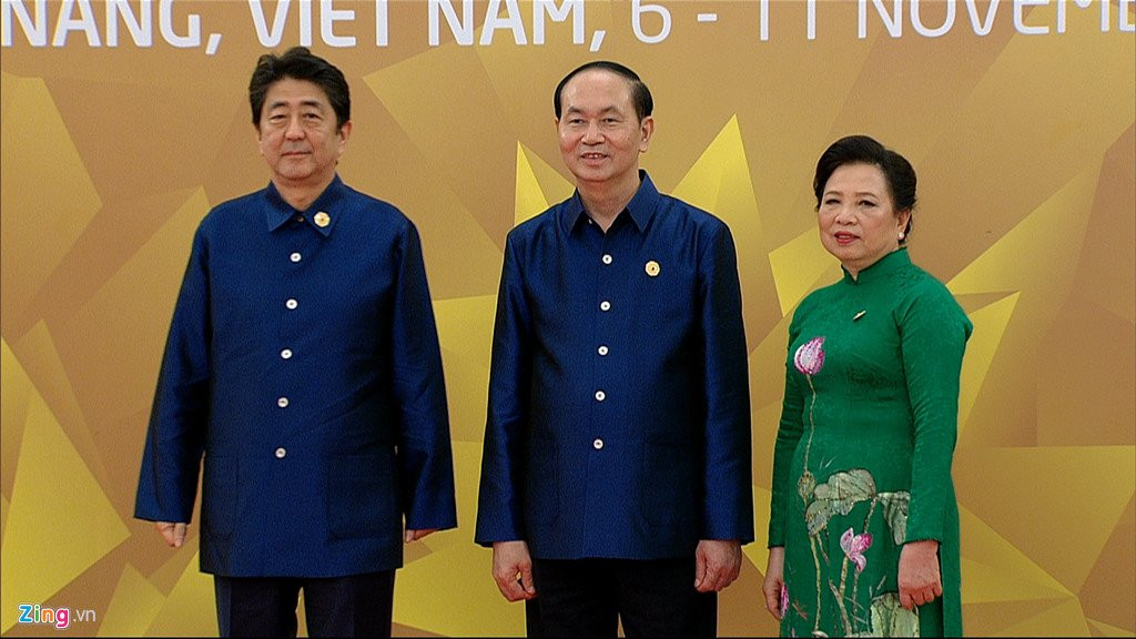 Chu tich nuoc Tran Dai Quang chu tri tiec chieu dai lanh dao APEC hinh anh 5