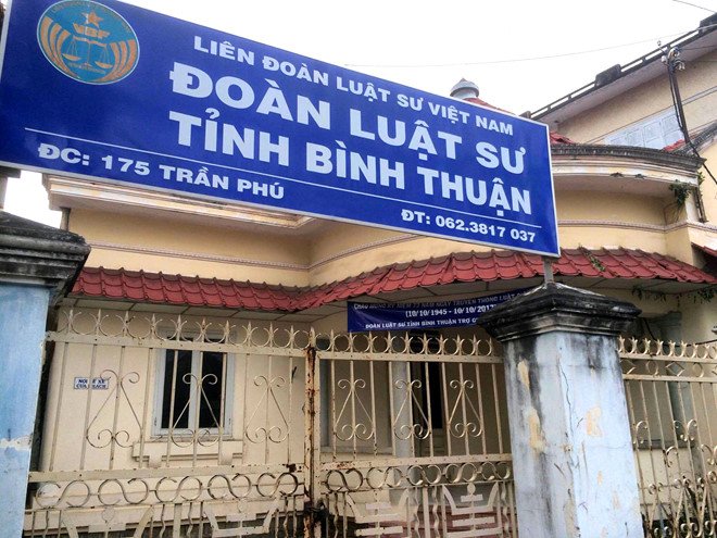 Van phong Doan luat su Binh Thuan bi trom hinh anh 1
