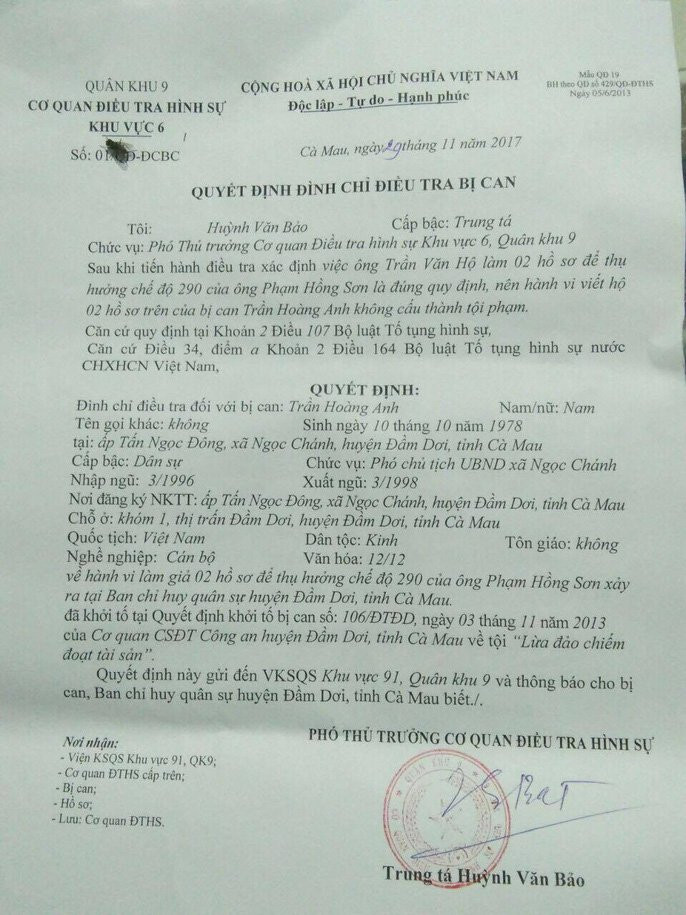 Nguyên phó chủ tịch xã được minh oan tội tham ô và lừa đảo - Ảnh 3.